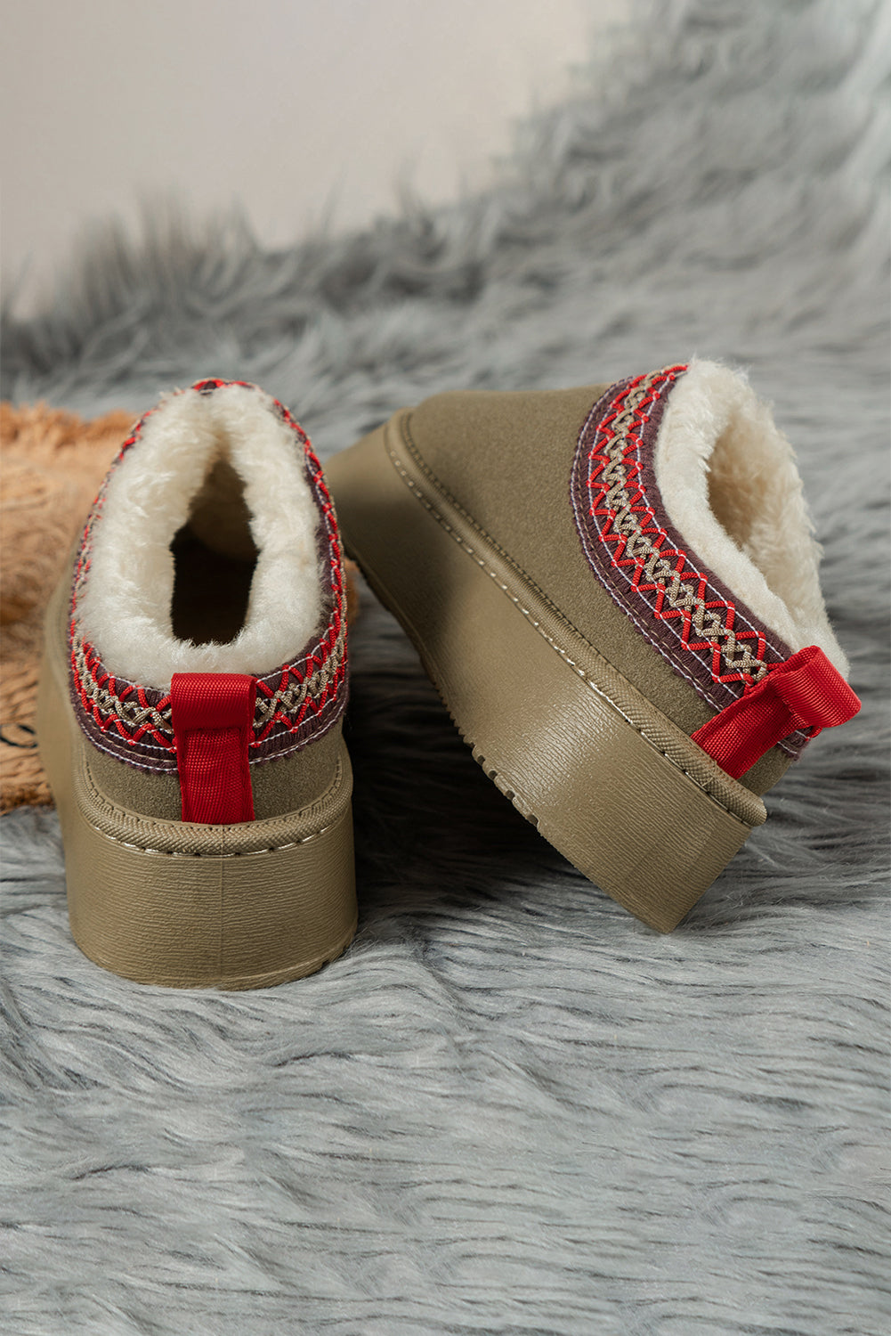 Sage Green Snow Boots