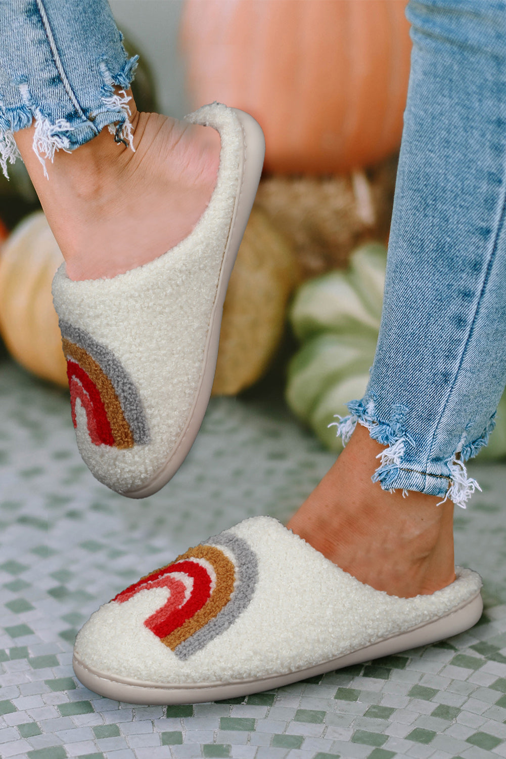 Rainbow Slippers