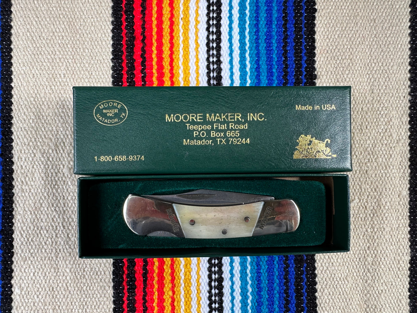 Moore Maker Knife #5112LB Single Blade Lockback