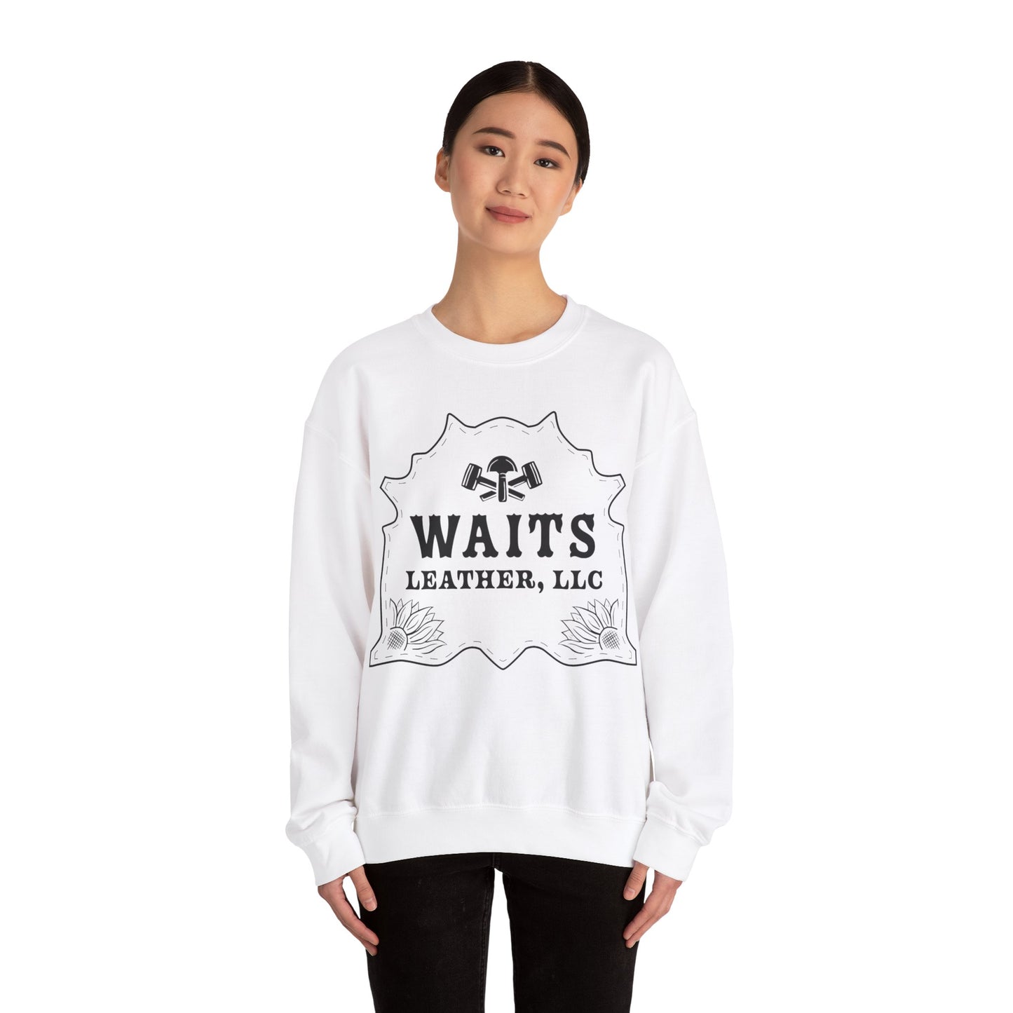 WAITS LEATHER LLC Unisex Heavy Blend™ Crewneck Sweatshirt