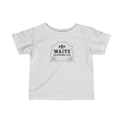 Waits Leather Logo Infant Tee