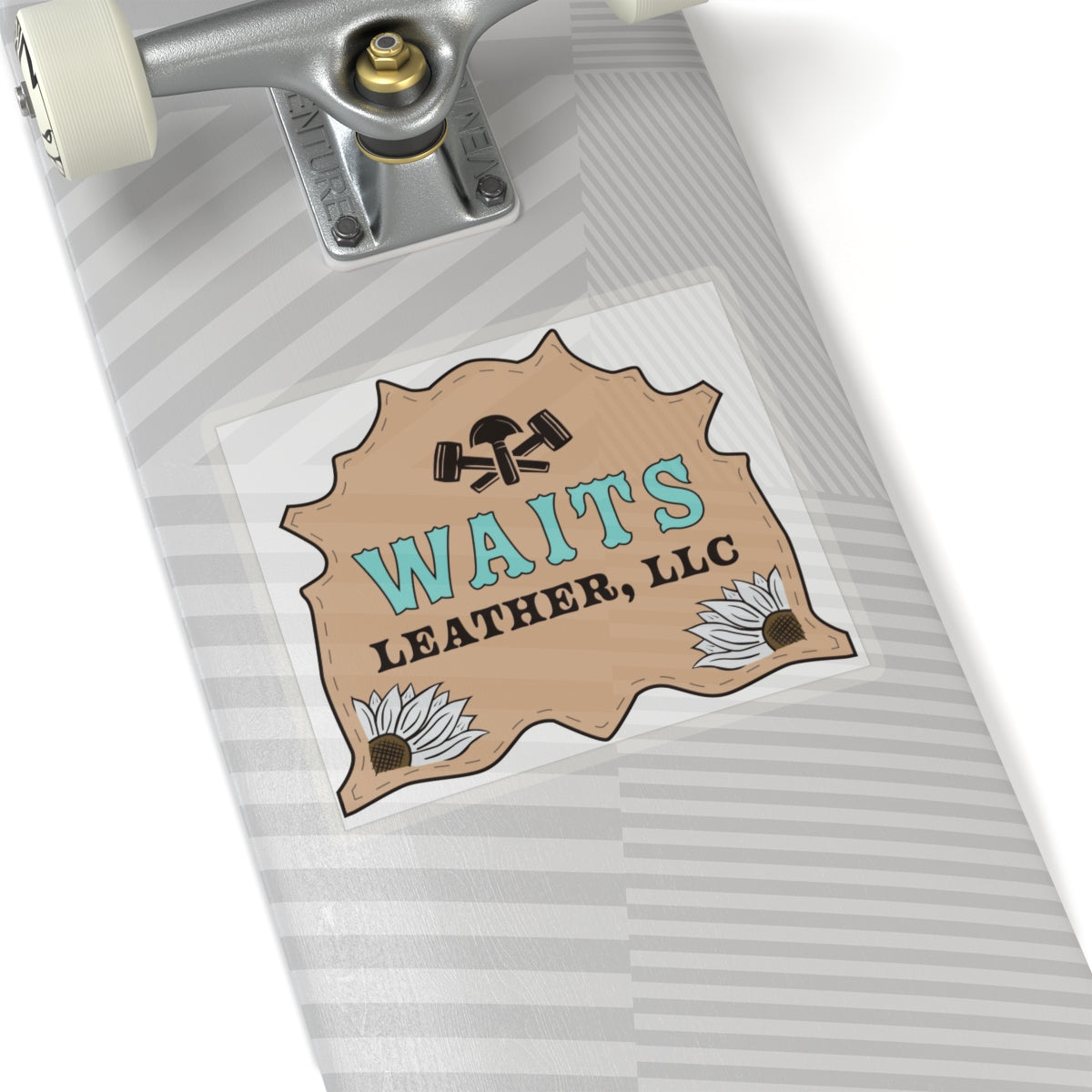 Waits Leather Kiss-Cut Stickers