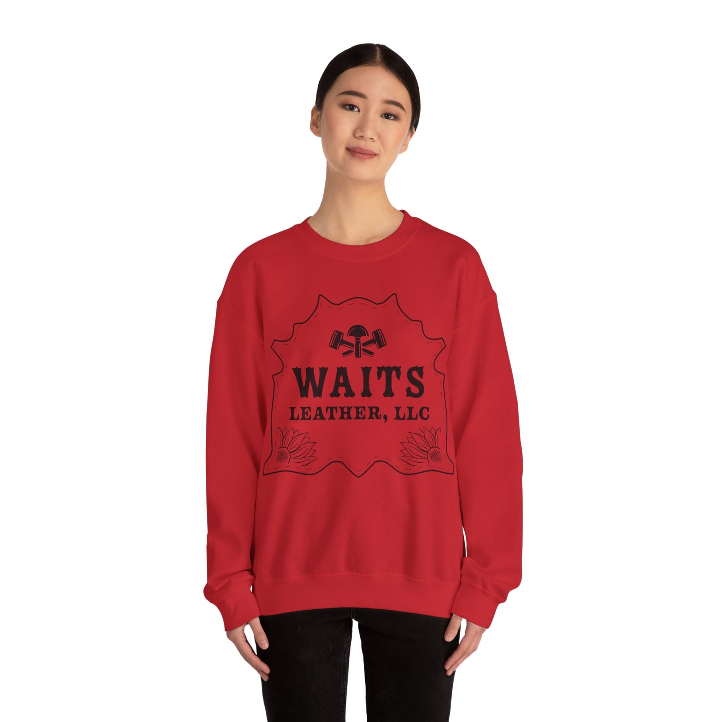 WAITS LEATHER LLC Unisex Heavy Blend™ Crewneck Sweatshirt