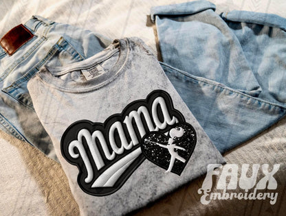 FAUX Varsity Mama Sweatshirt