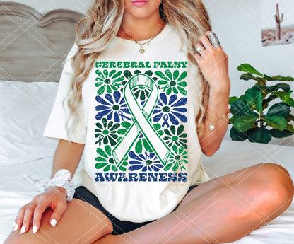 Groovy Floral Awareness Tee