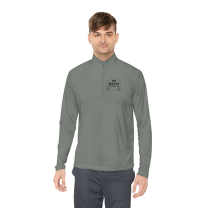 Waits Leather Unisex Quarter-Zip Pullover