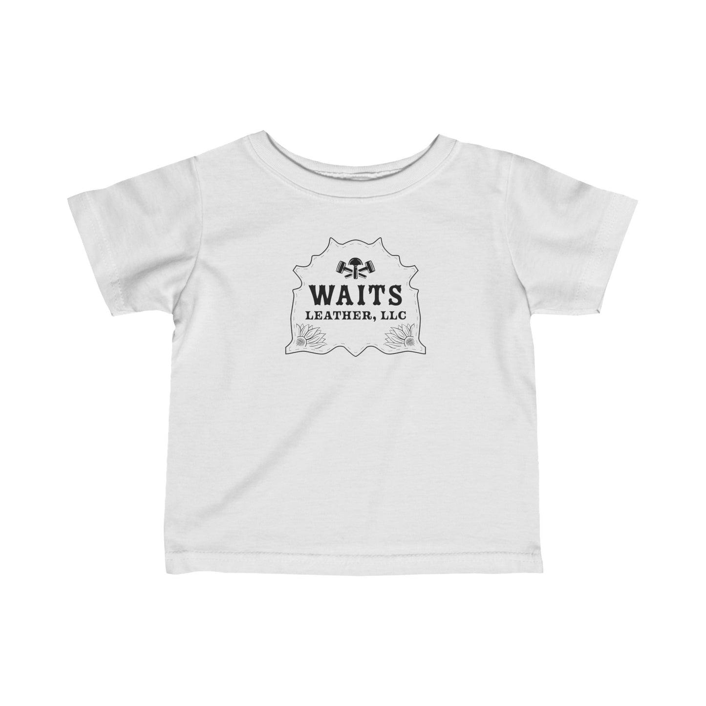 Waits Leather Logo Infant Tee