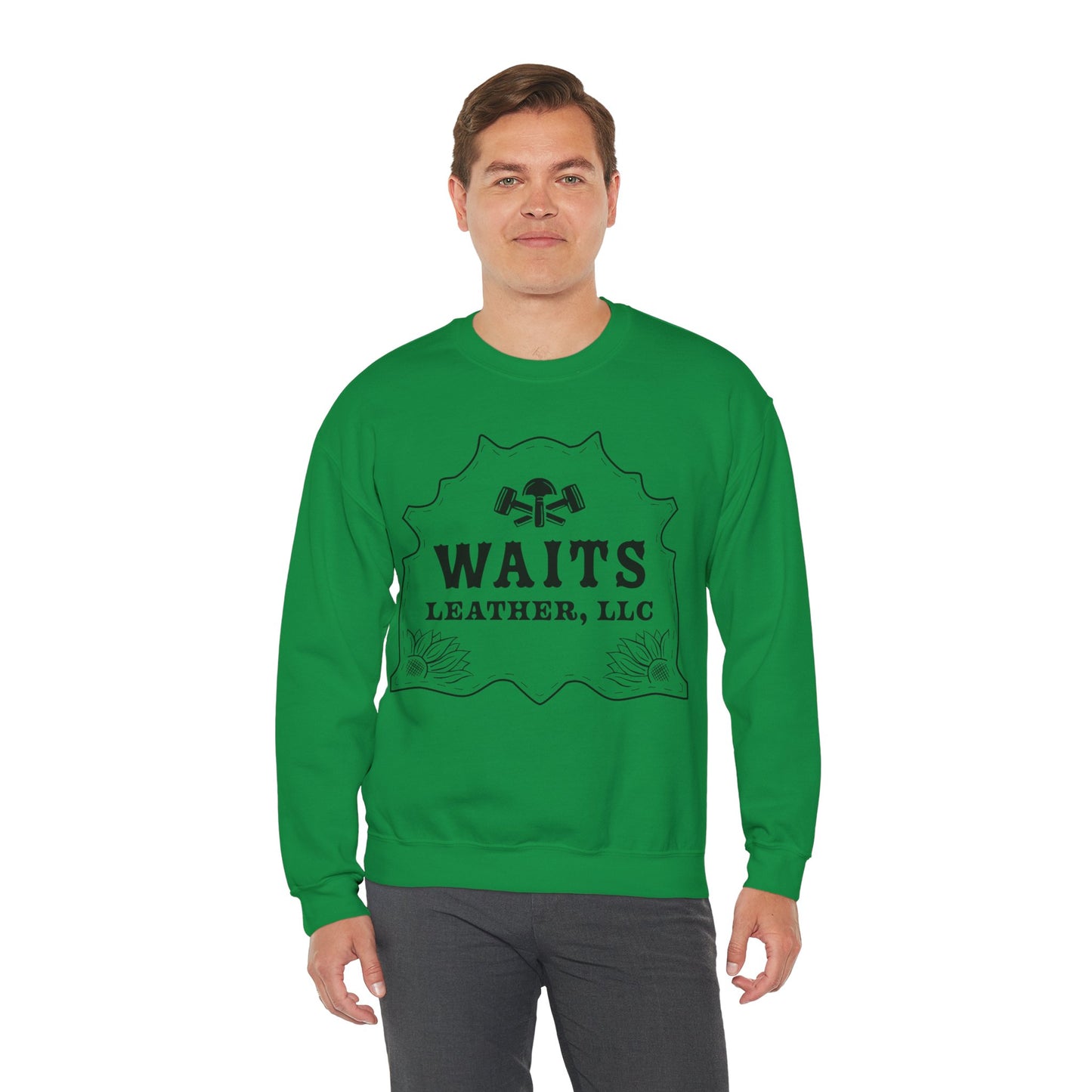 WAITS LEATHER LLC Unisex Heavy Blend™ Crewneck Sweatshirt