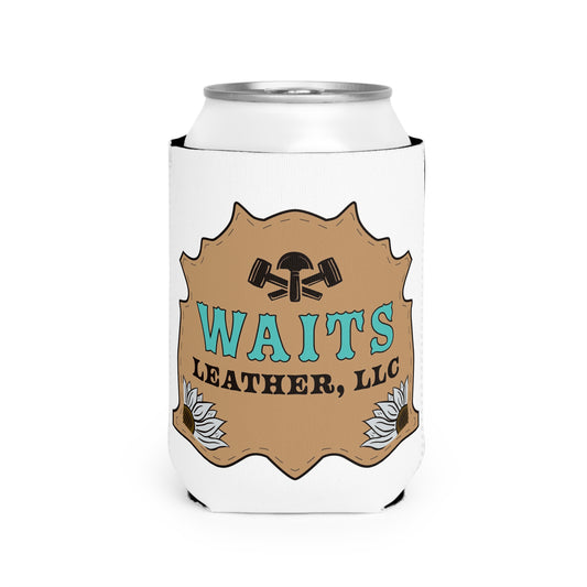 Waits Leather Can Cooler Sleeve